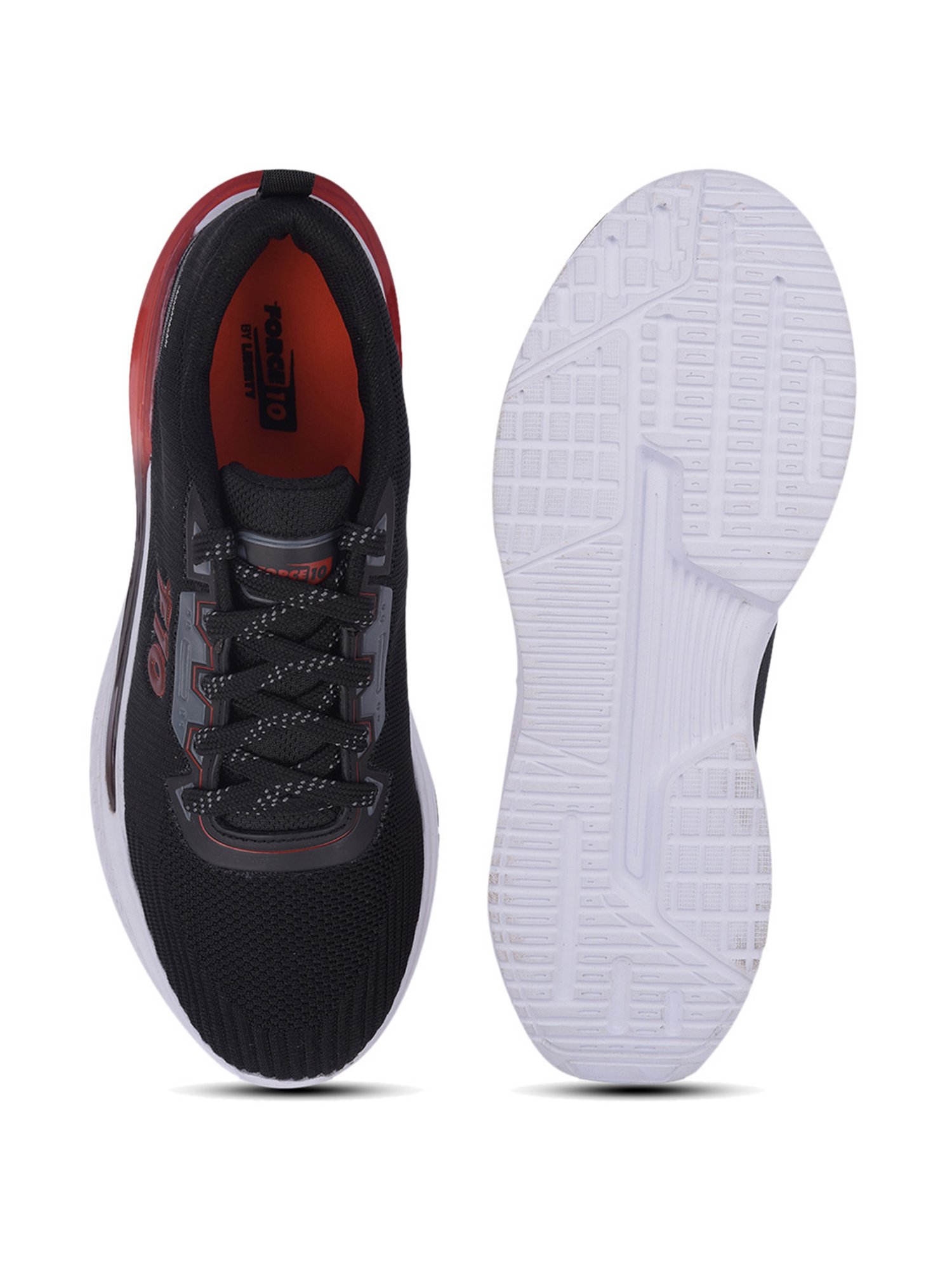 Force 10 by Liberty Men's BLAKES-1E Black Running Shoes