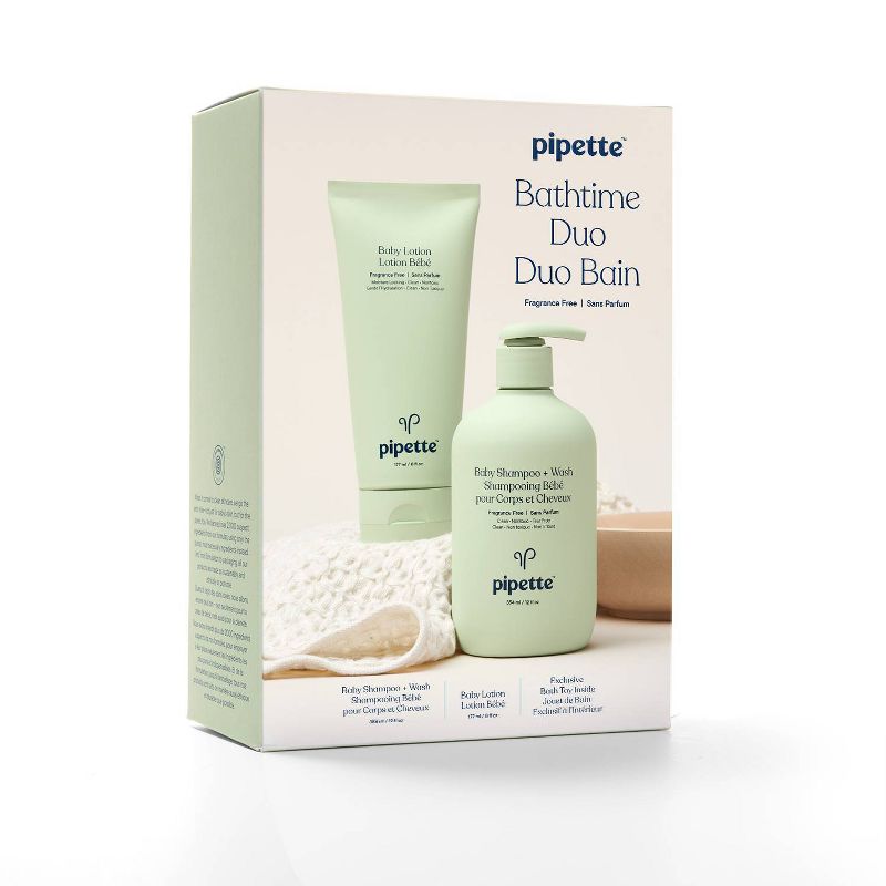 Pipette Baby Bathtime Duo - 3pc