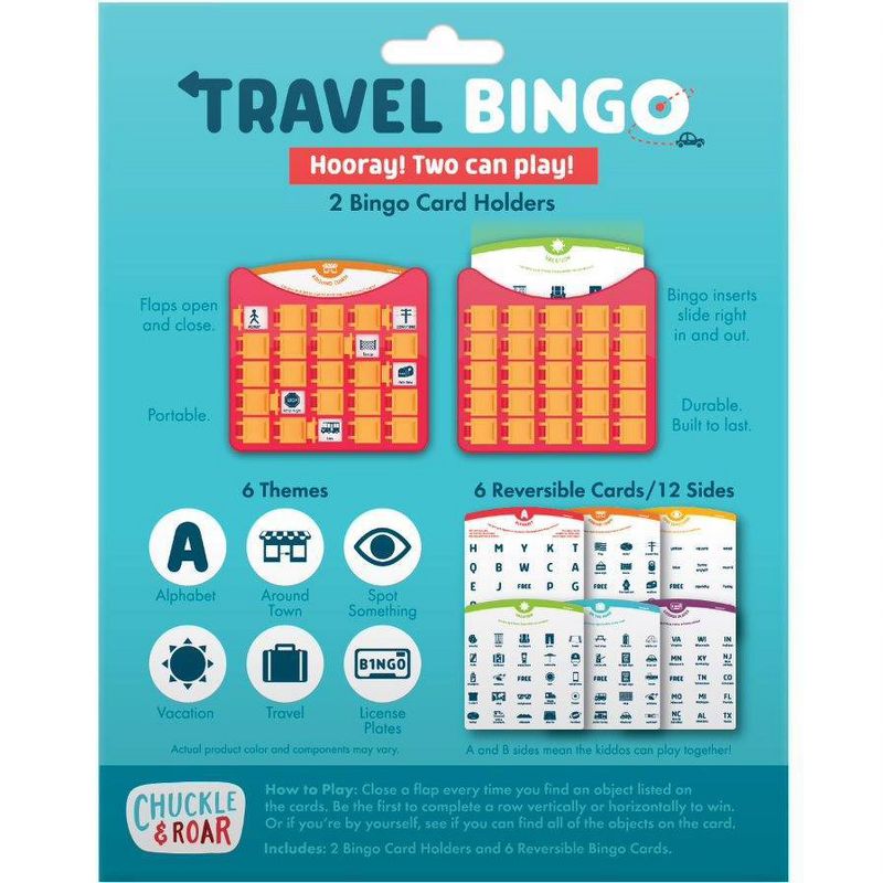 Chuckle & Roar Travel Bingo Game