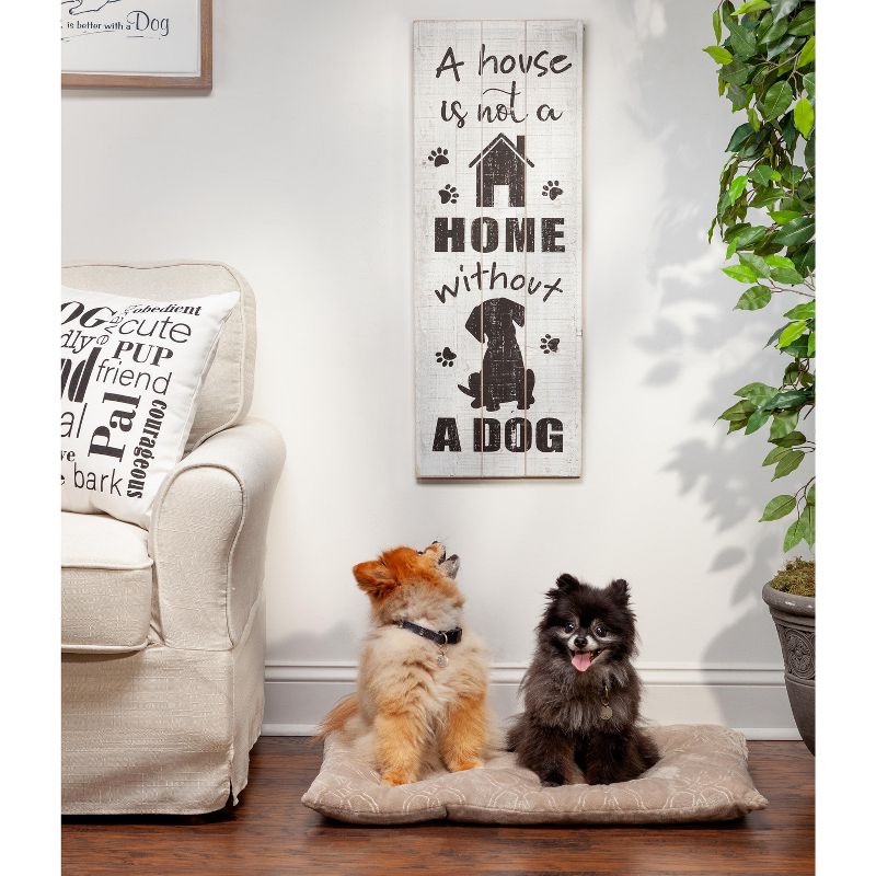 Lone Elm Studios Set of 2 Dog Themed Wall Signs