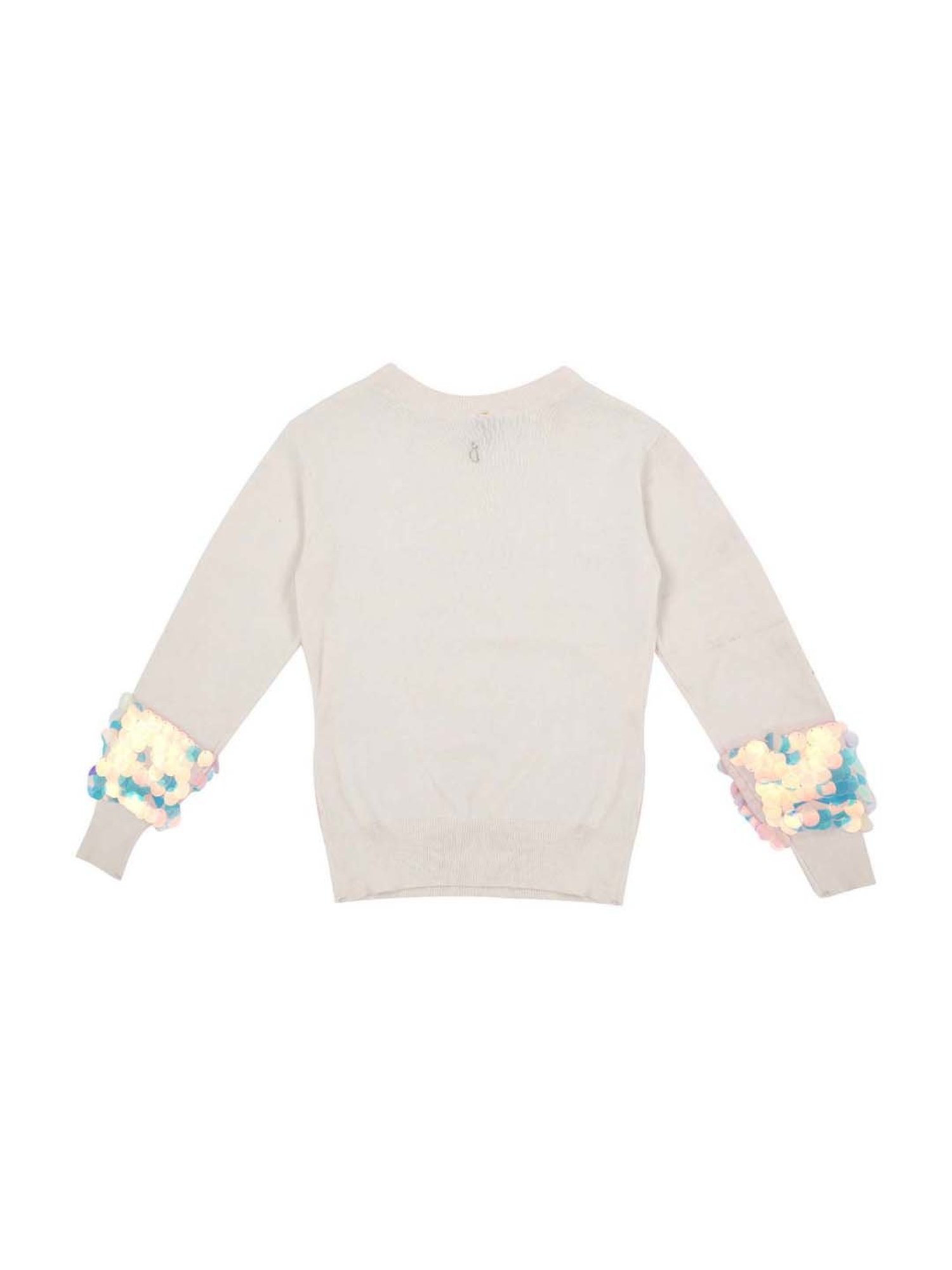 Gini & Jony Kids White Applique Sweater