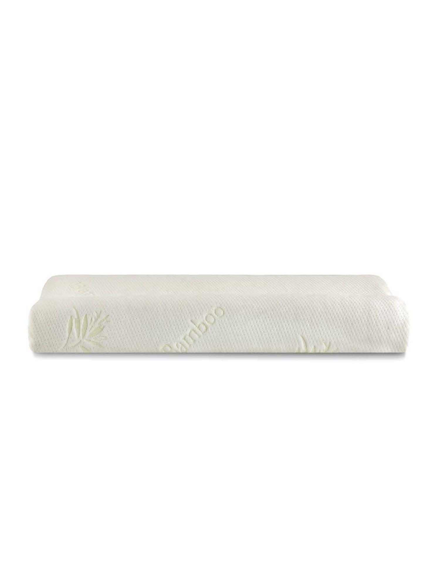 The White Willow White Cervical Contour Pillow with Cover - Set of 1