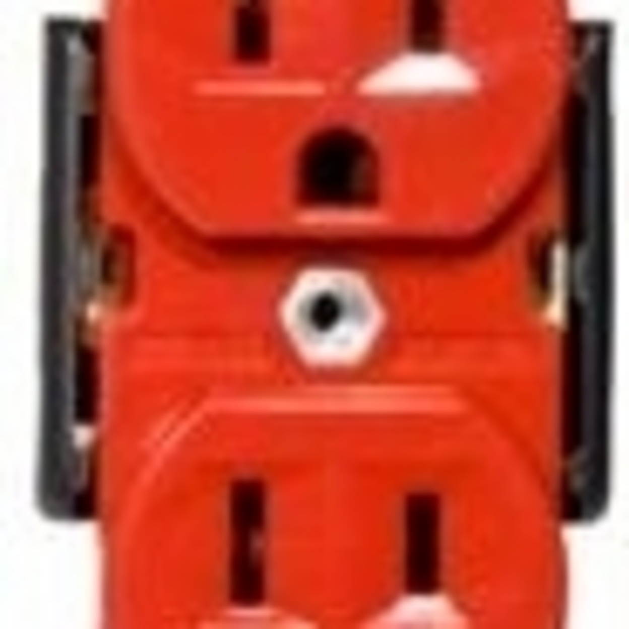 Morris Products 82253 Hospital Grade Duplex Receptacle Red 15A-125V