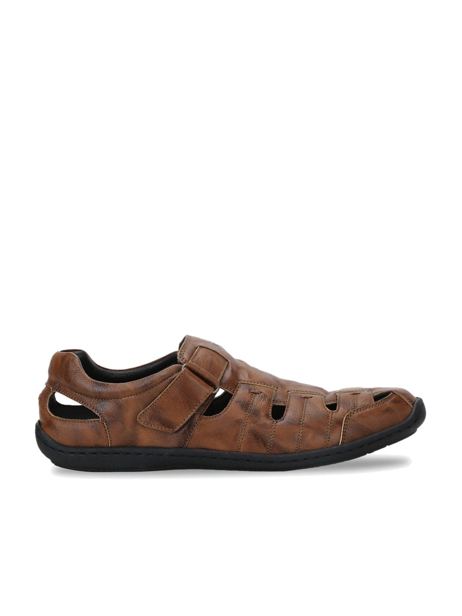 ID Men's Tan Fisherman Sandals