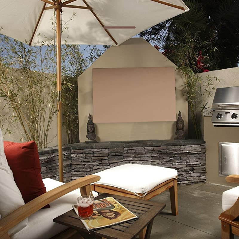 Outdoor TV Cover Sahara Series Universal Weatherproof Protector for 60 65 Inch TV Fits Most Mounts Brackets