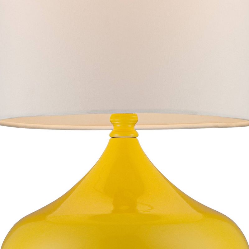 360 Lighting Canary Yellow Droplet Accent Lamp Set of 2 w/ WiFi Smart Sockets