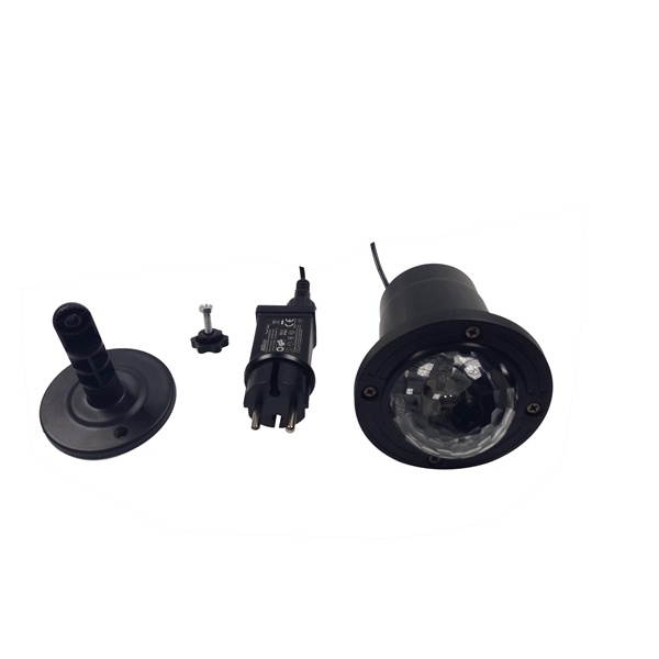 6W RGBW LED Crystal Ball Lawn Stage Light Waterproof Outdoor Garden for Chrismas AC100-240V UK Plug