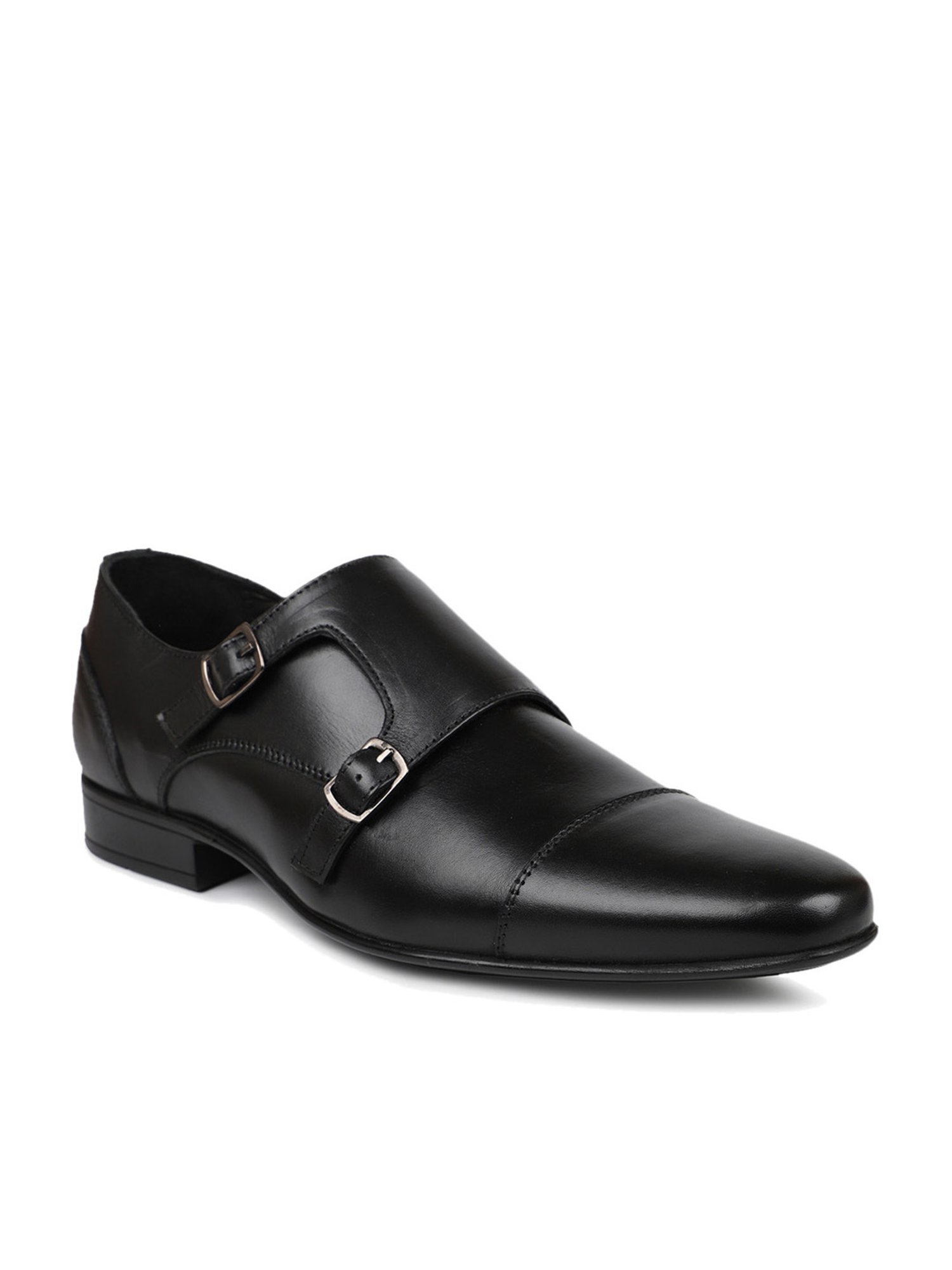Privo by Inc.5 Men's Black Monk Shoes