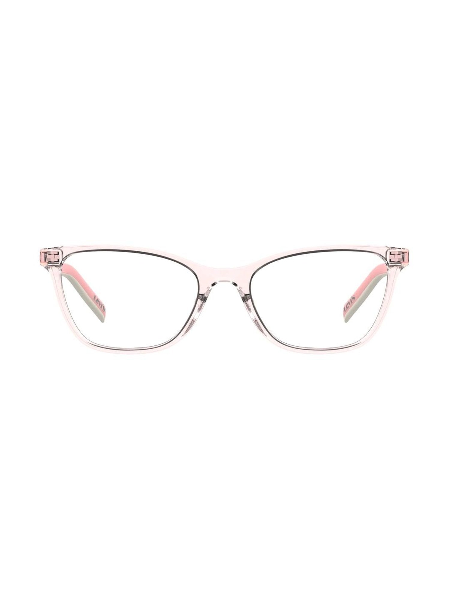 Levi's Pink Rectangular Eye Frames for Women
