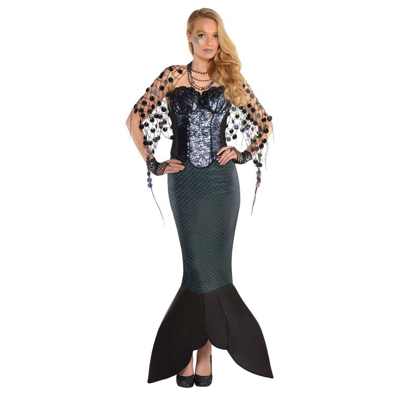 Adult Skirt Tail Sea Siren Halloween Costume