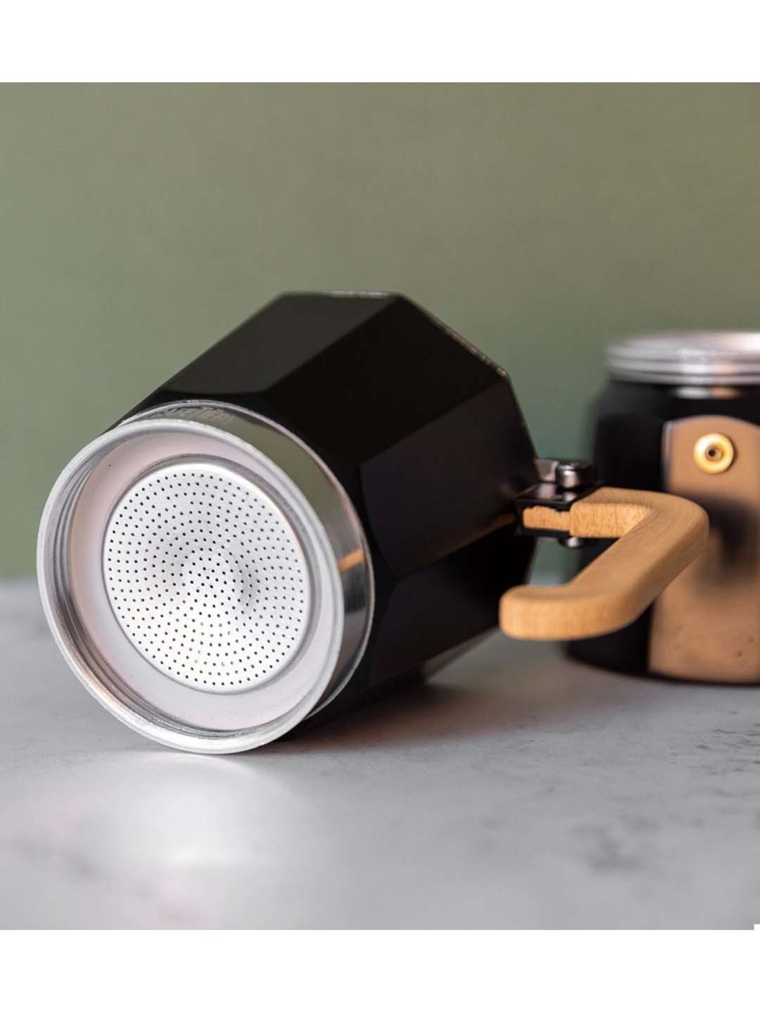 La Cafetiere Black Aluminium Espresso Maker (0.15 L)