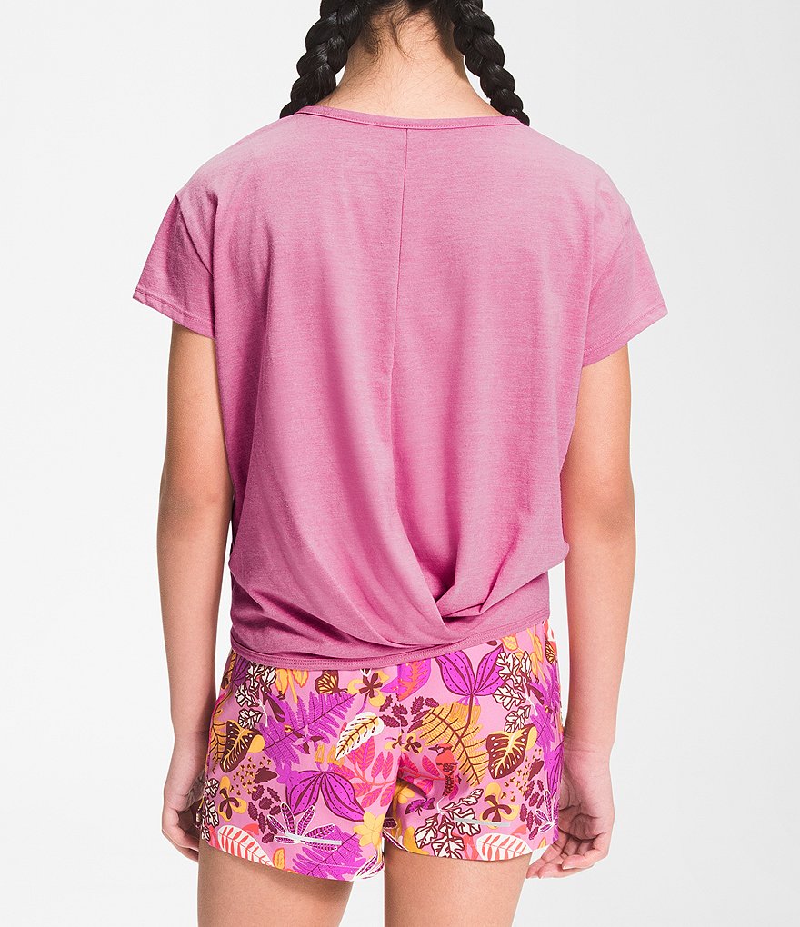 The North Face Little/Big Girls 5-18 Short-Sleeve Heathered Tri-Blend Tee