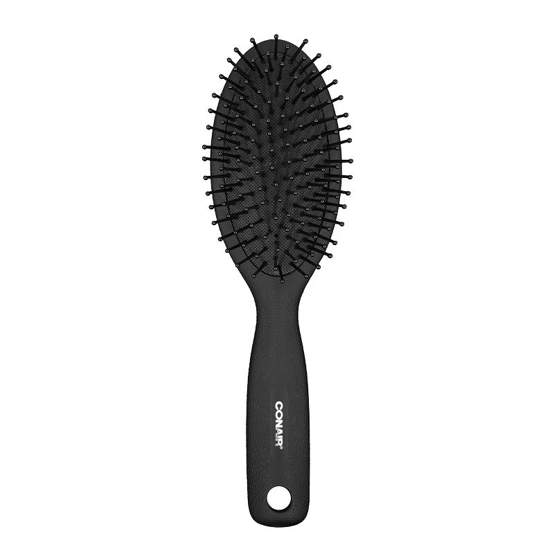 Conair for Men Nylon Bristle Cushion Black Hair Brush