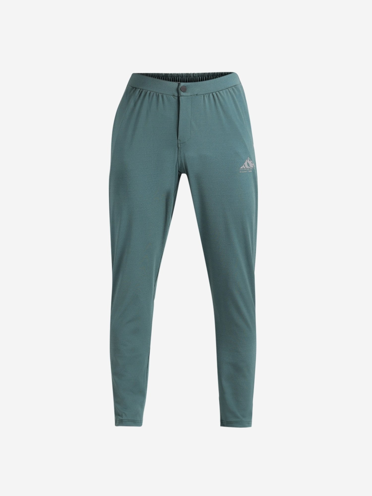 Wildcraft Sea Blue Regular Fit Printed Trackpants