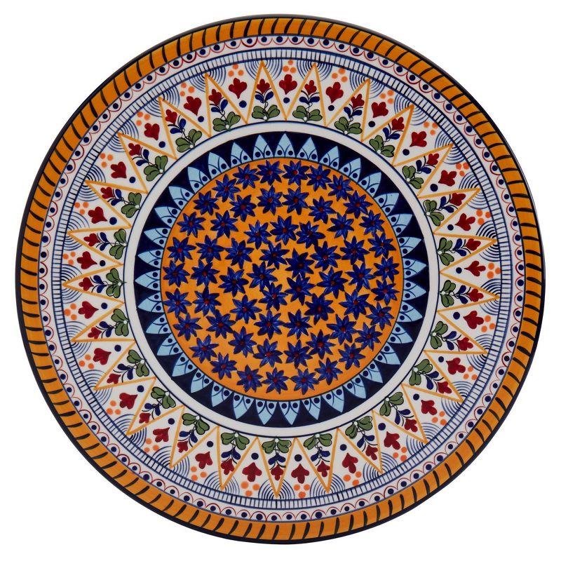 12" Earthenware Marseille Cake Stand - Tabletops Gallery