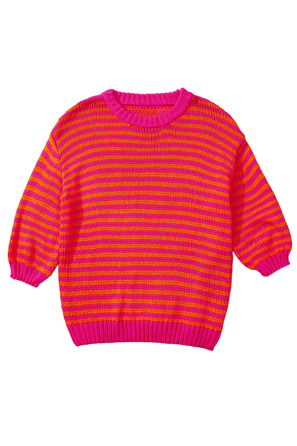 Pink Merry & Bright Pop Up Letter Waffle Knit Sweater