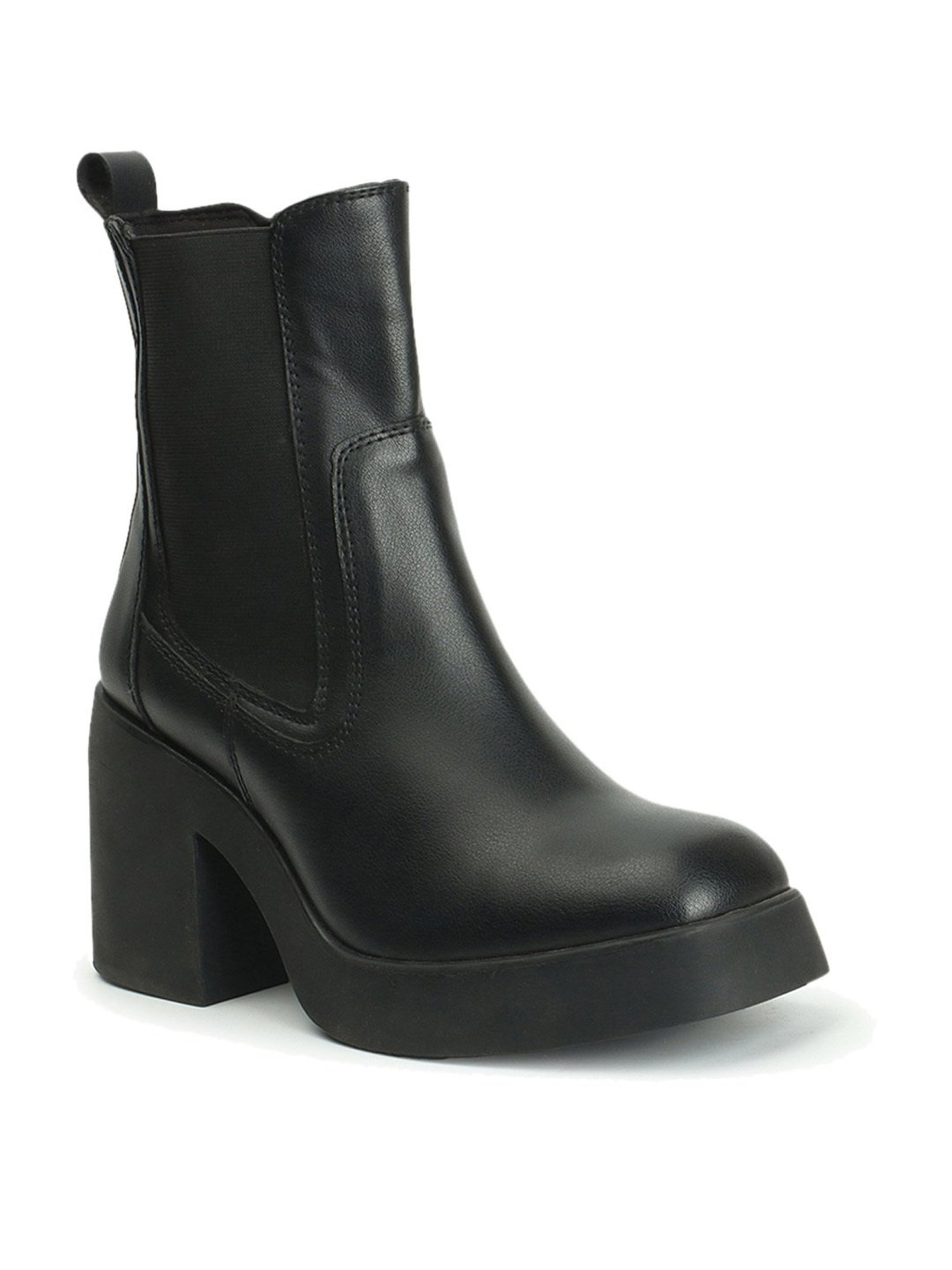 Elle Women's Black Chelsea Boots