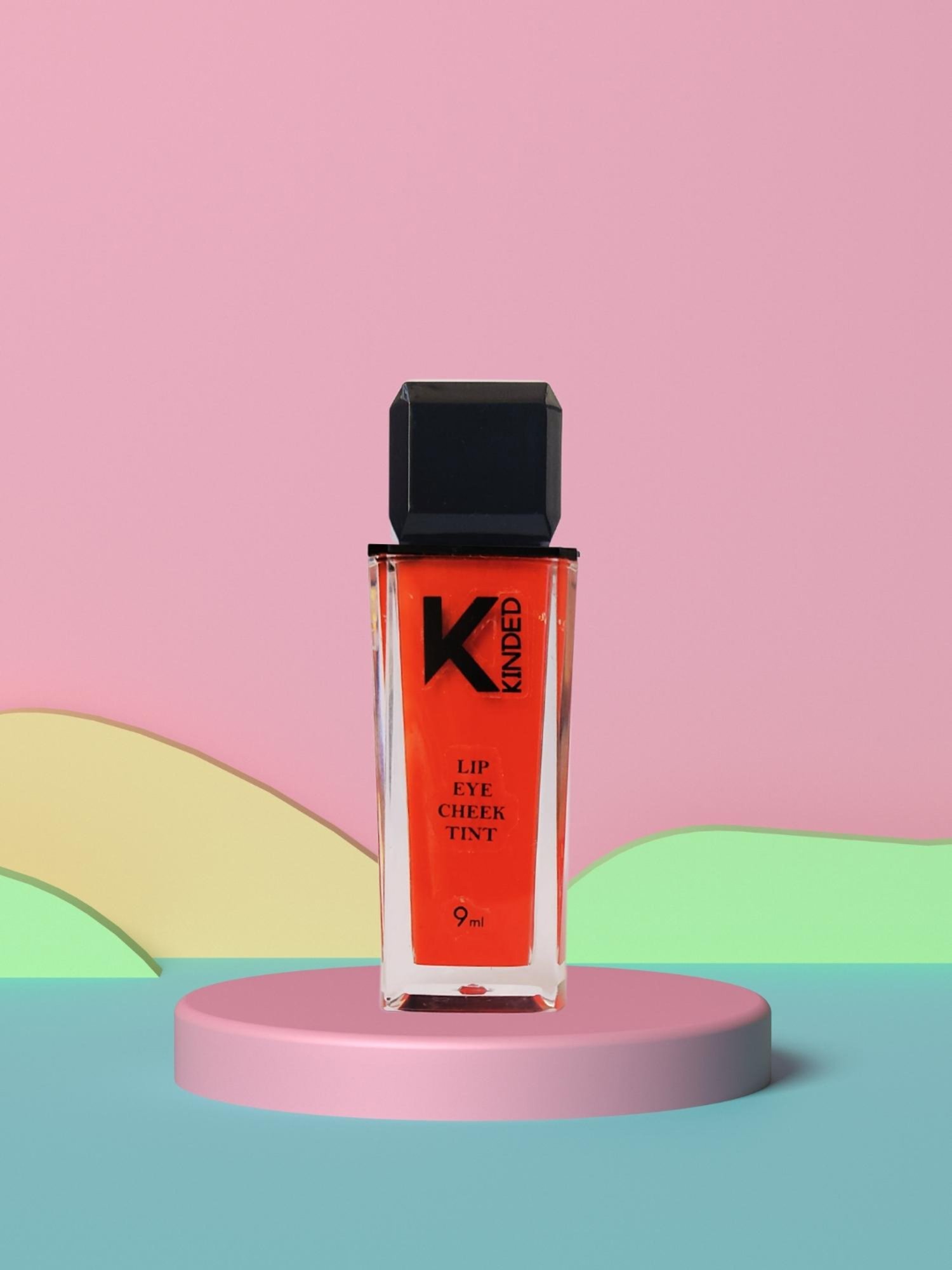 KINDED Lip Eye Cheek Tint Brown Temptation & Sangria Orange Combo