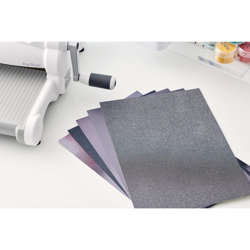 Sizzix Surfacez Opulent Cardstock Pack 8"X11.5" 50/Pkg-Charcoal