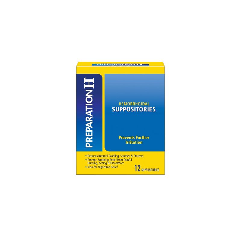 Preparation H Hemorrhoidal Suppositories - 12ct