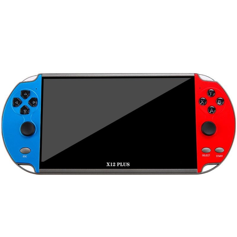 X12 Plus 7 inch Video Game Console Built in 1000 Games 16GB Handheld Double Joystick Game Controller Spupport AV Output TF Card Music E-book