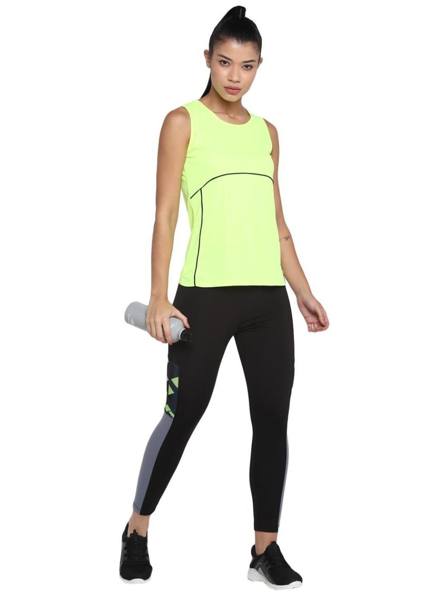 OFF LIMITS Black Color Blocked Tights