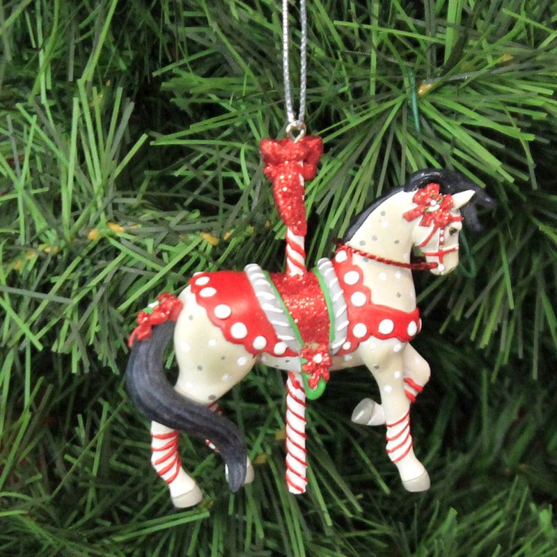 Trail Of Painted Ponies 2.75" Peppermint Sticks Ornament Christmas  -  Tree Ornaments