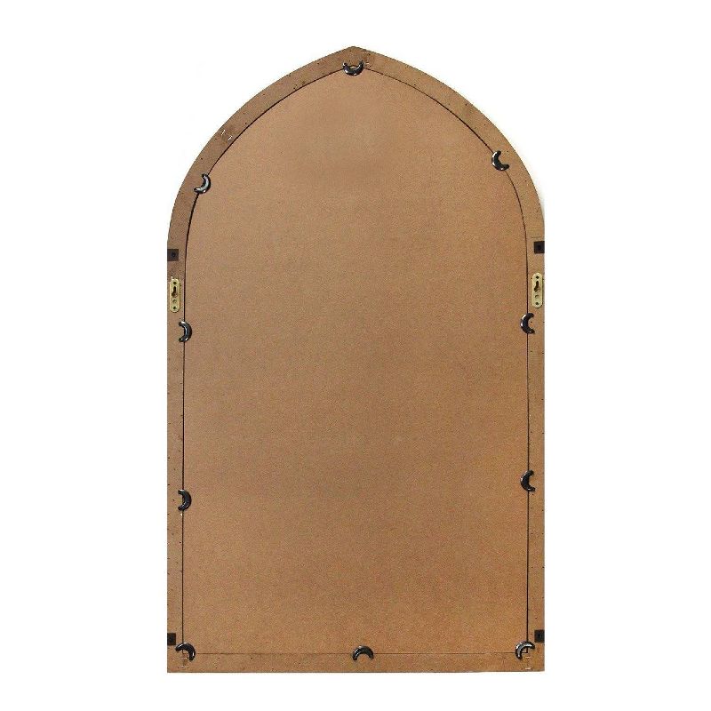 24.02" x 40" Augusta Cathedral Mirror Brown/Bronze - Stratton Home Décor