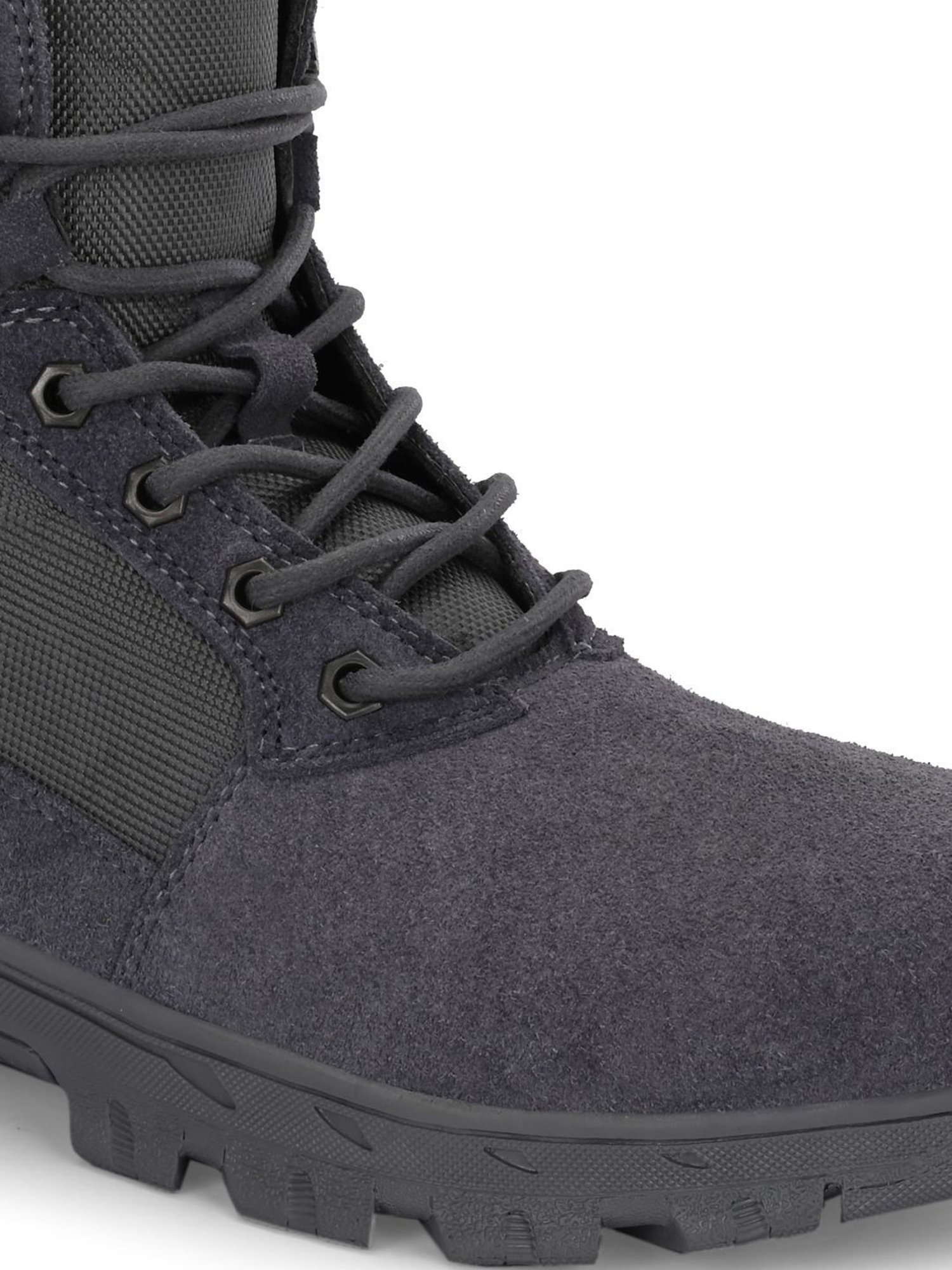 Hoversole Men's Warrior Grey Derby Boots