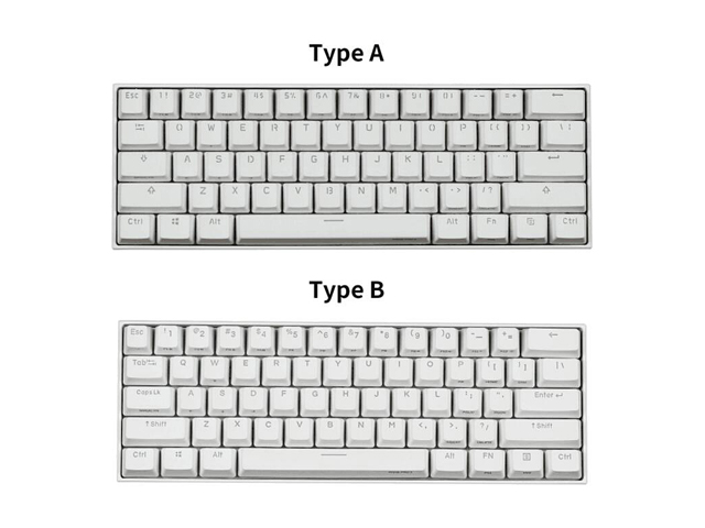 Anne Pro 2 60% Mechanical Keyboard Wired/Wireless Dual Mode Full RGB Double Shot PBT - Brown Switch