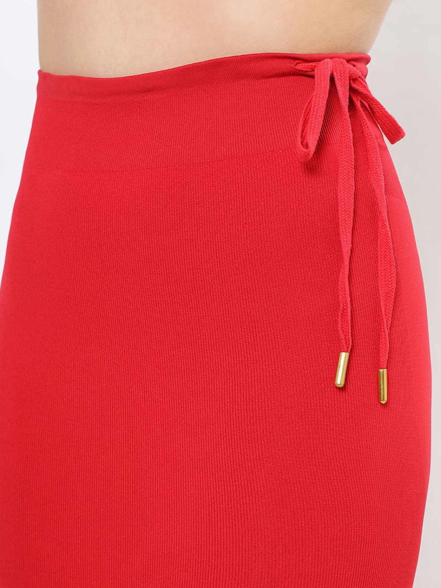 Amante Red Mid Rise Saree Shaper