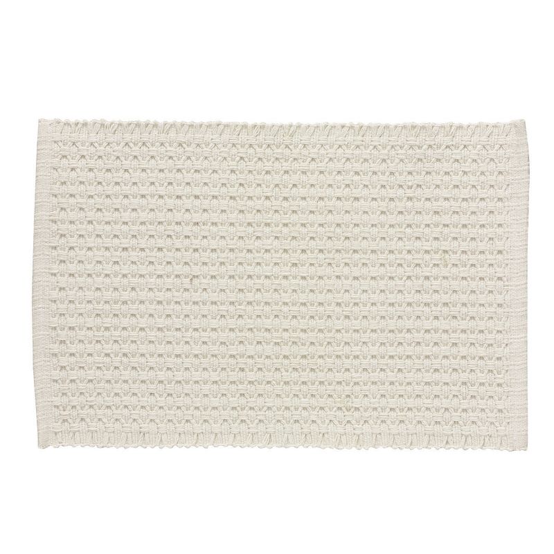 10 Pieces 14.4" Gold Leaf-Shaped Vinyl Placemats, Washable Table Mats Set for Party Decorations and Catering Events