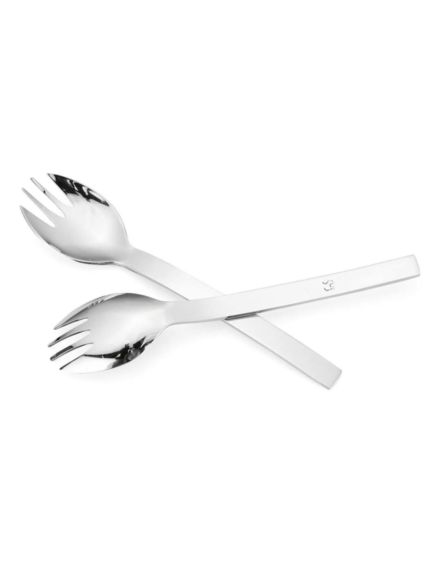 FnS Solo Silver Stainless Steel Spork - Set of 6