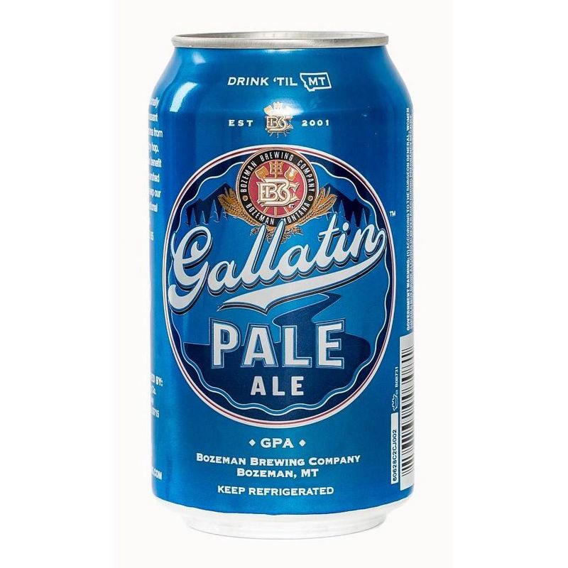 Bozeman Gallatin Pale Ale Beer - 6pk/12 fl oz Cans