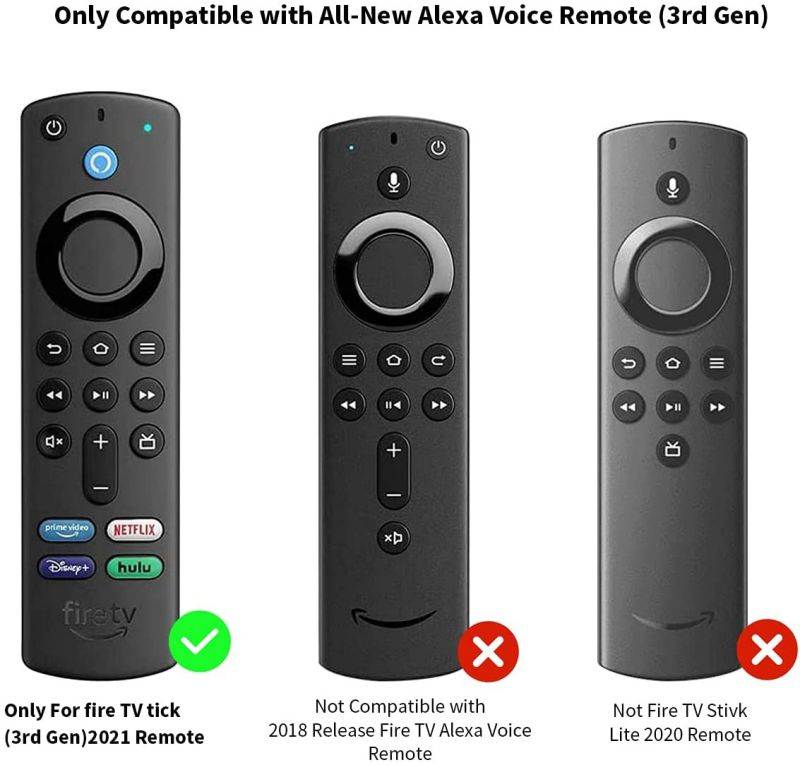 TOLUOHU 3 Pack Push Bubble Pop Fidget Sensory Remote Covers for All-New Alexa Voice Remote (3rd Gen),3D Funny Relief Stress Fidget Toy Silicone Protect Case, for Fire TV Stick 4K Remote Control