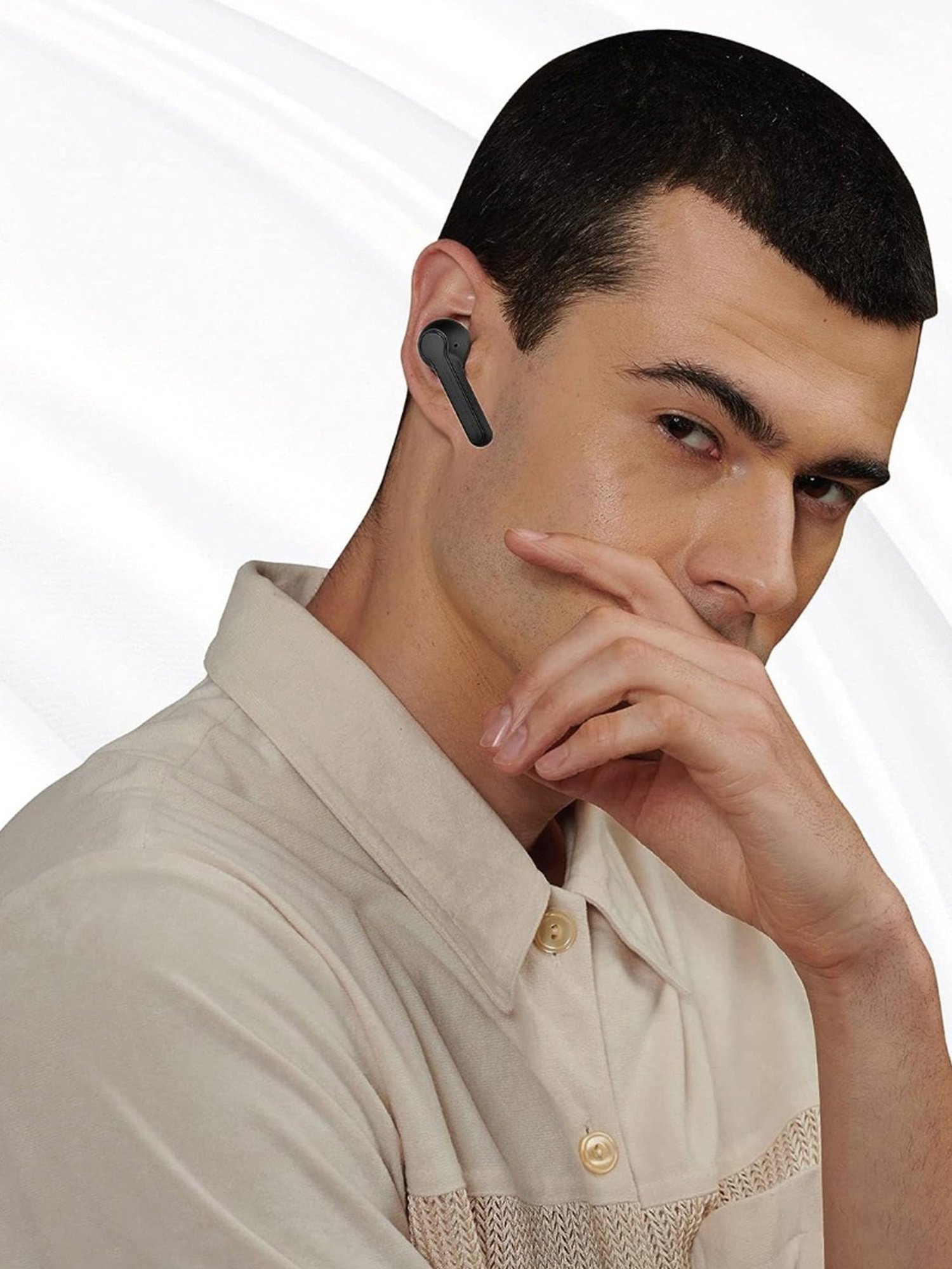 Hammer SOLO 3.0 True Wireless Bluetooth earphone earbuds with Mic Total Playtime 17H Black