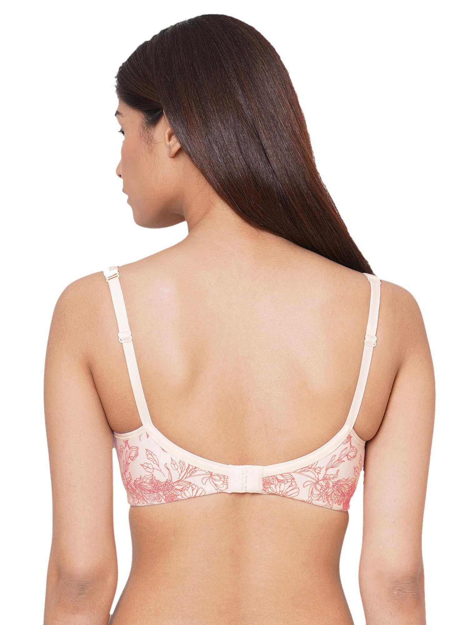 Inner Sense Pink & White Full Coverage Bra - Pack of 3