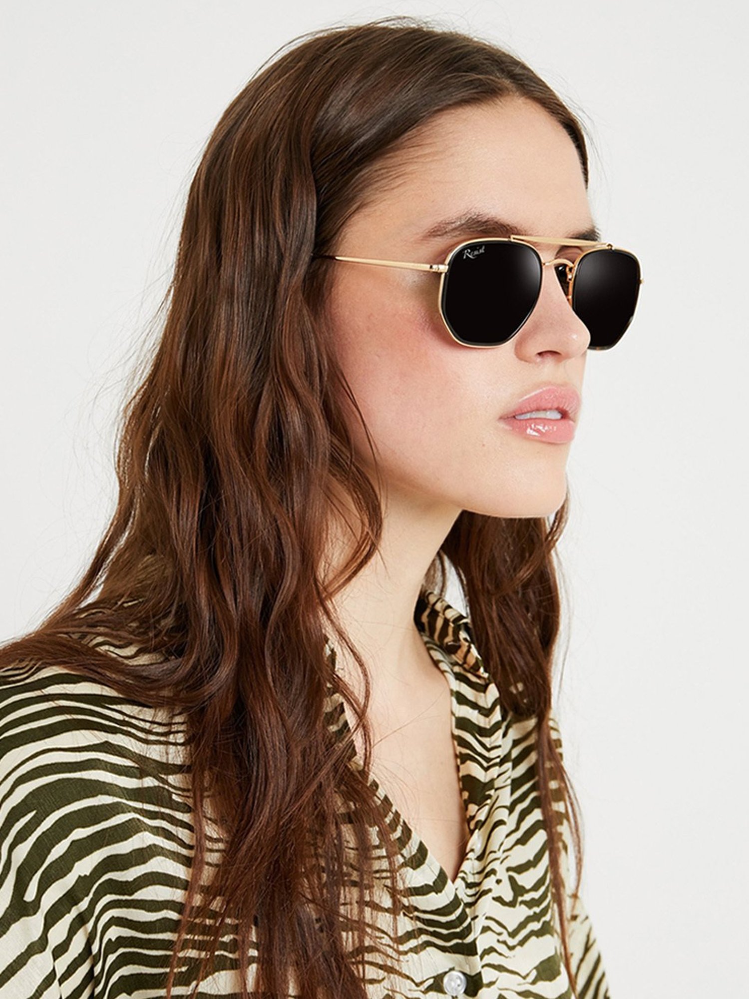 Resist Eyewear Black UV Protection Unisex Sunglasses