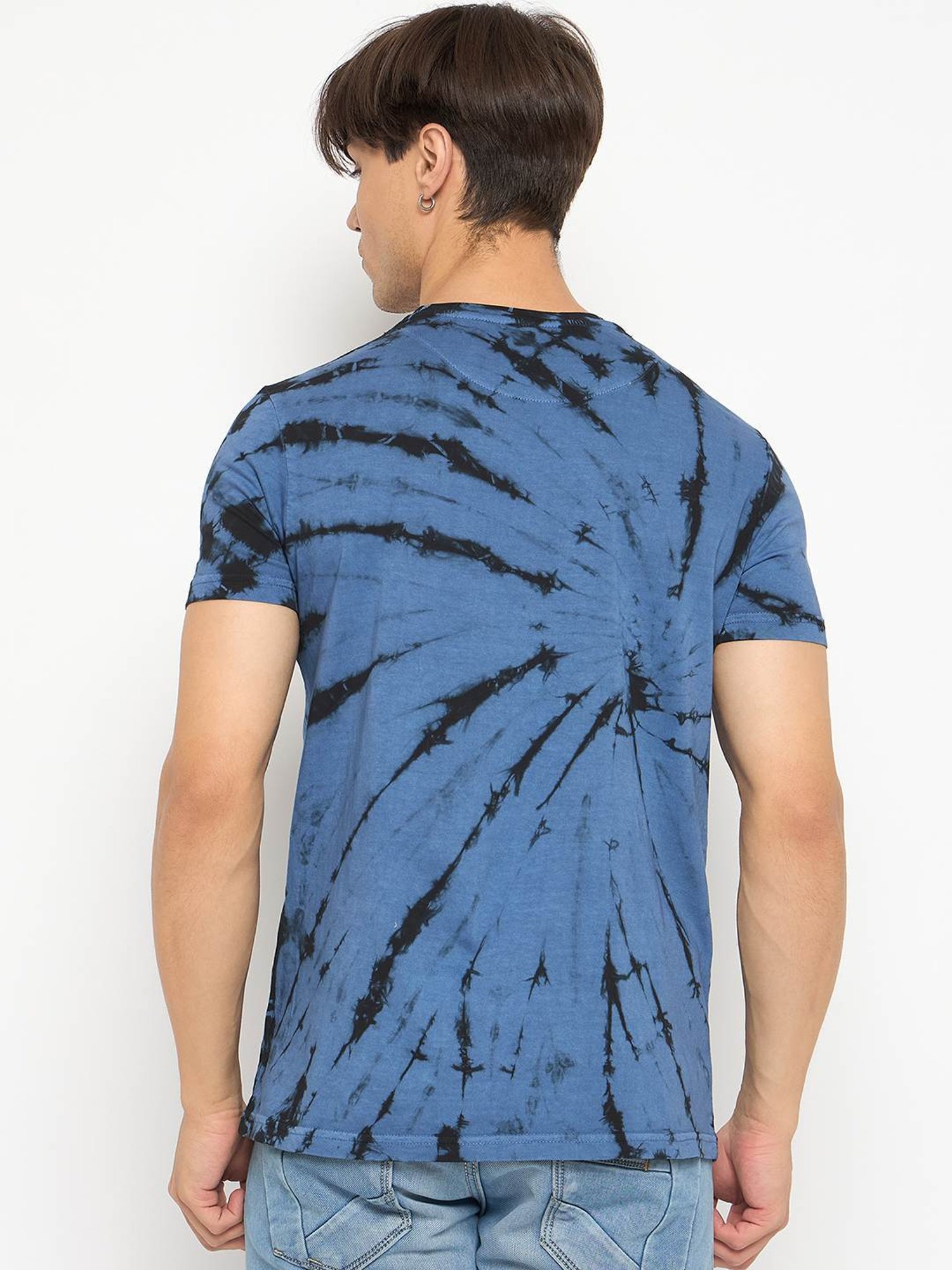 Duke Blue Slim Fit Tie - Dye T-Shirt