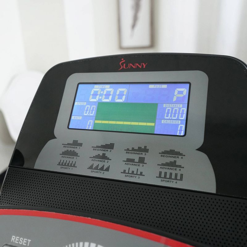 Sunny Health & Fitness Powersync Self-Powered Recumbent Exercise Bike