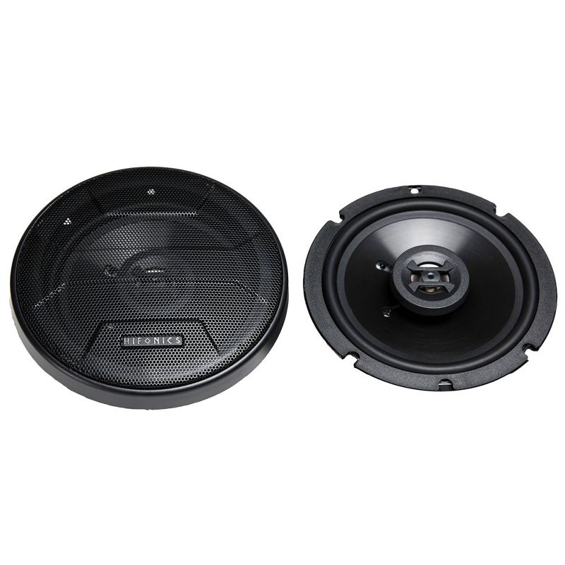 Hifonics Zeus ZS65CXS 6.5 Inch 3 Way 300W Coaxial Speakers, Pair (4 Pack)