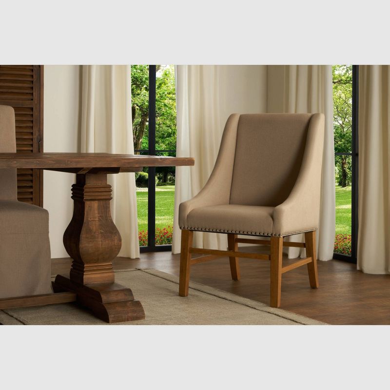 Set of 2 Bella Dining Chair Beige - RST Brands