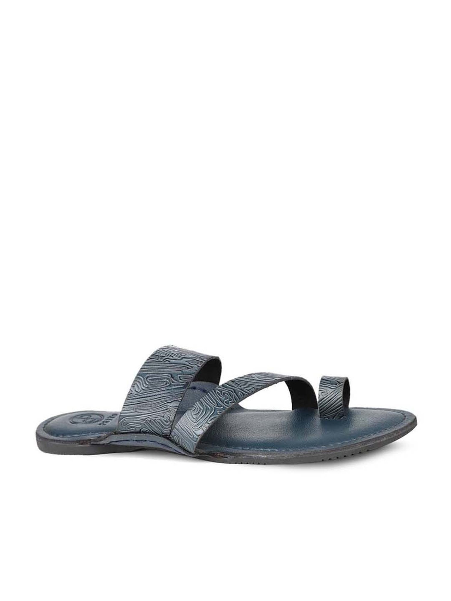 Privo by Inc.5 Men's Blue Toe Ring Sandals