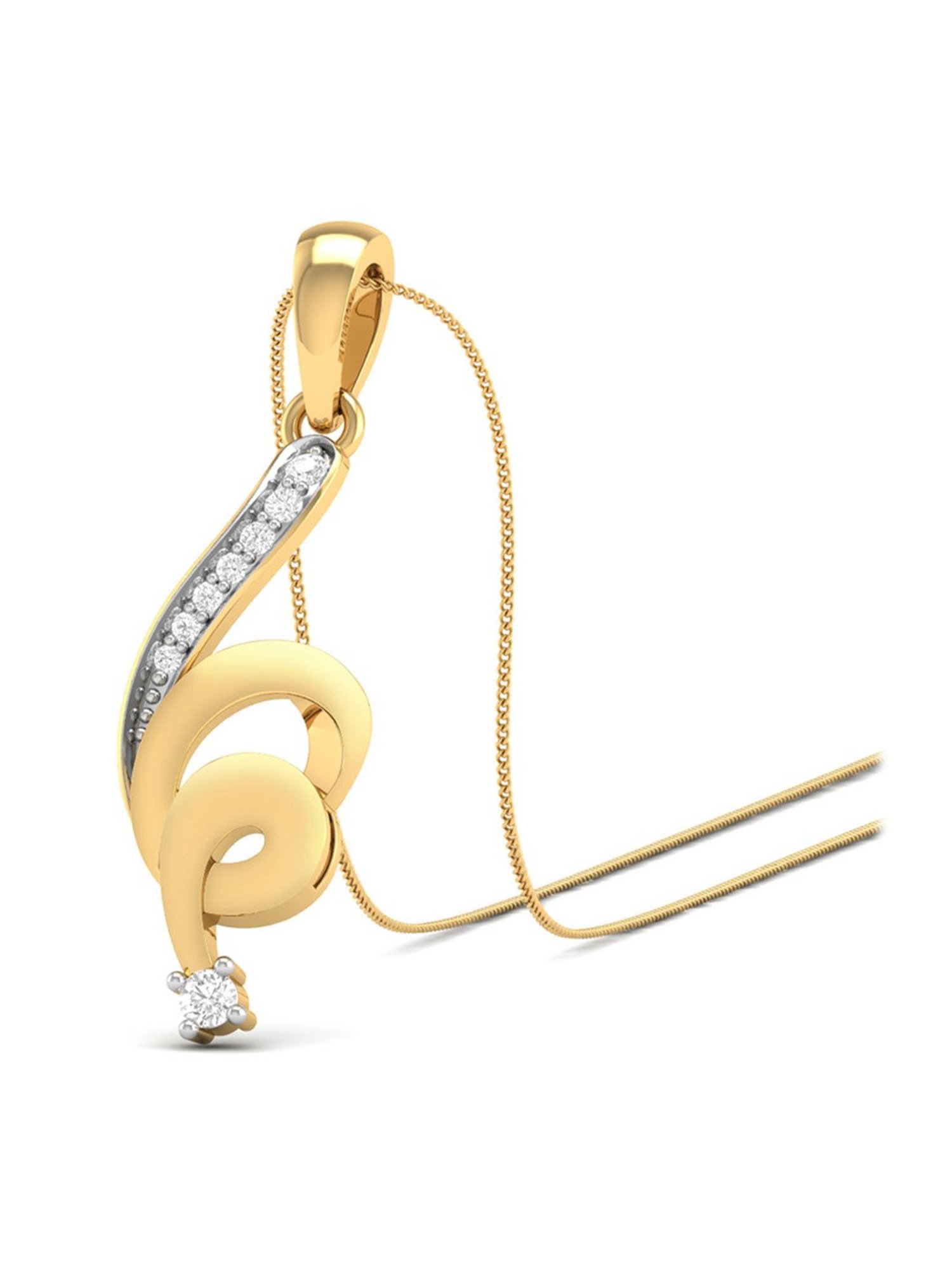 PC Jeweller Devlin 18k Gold Pendant without Chain for Women