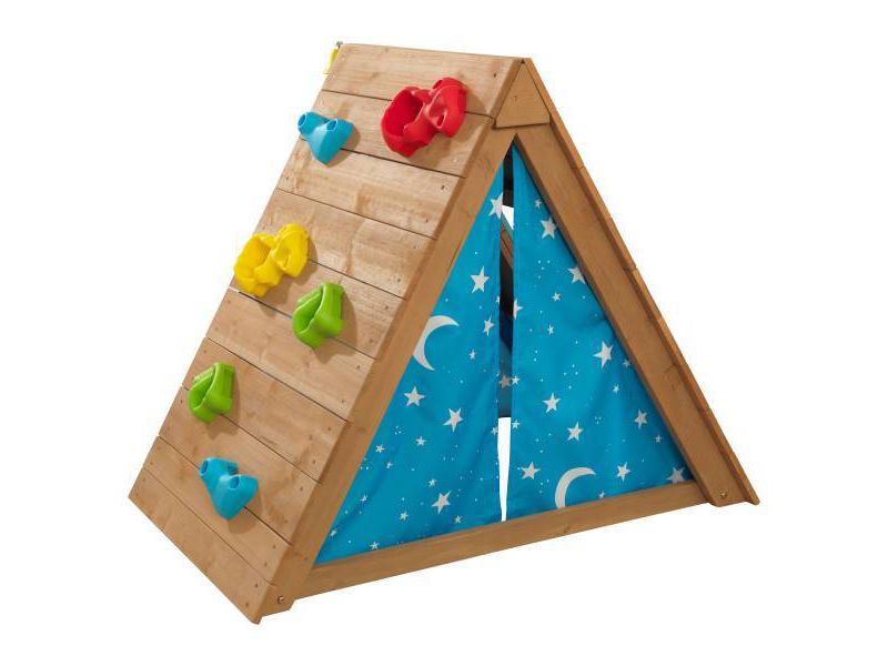 KidKraft A-Frame Hideaway & Climber Tent