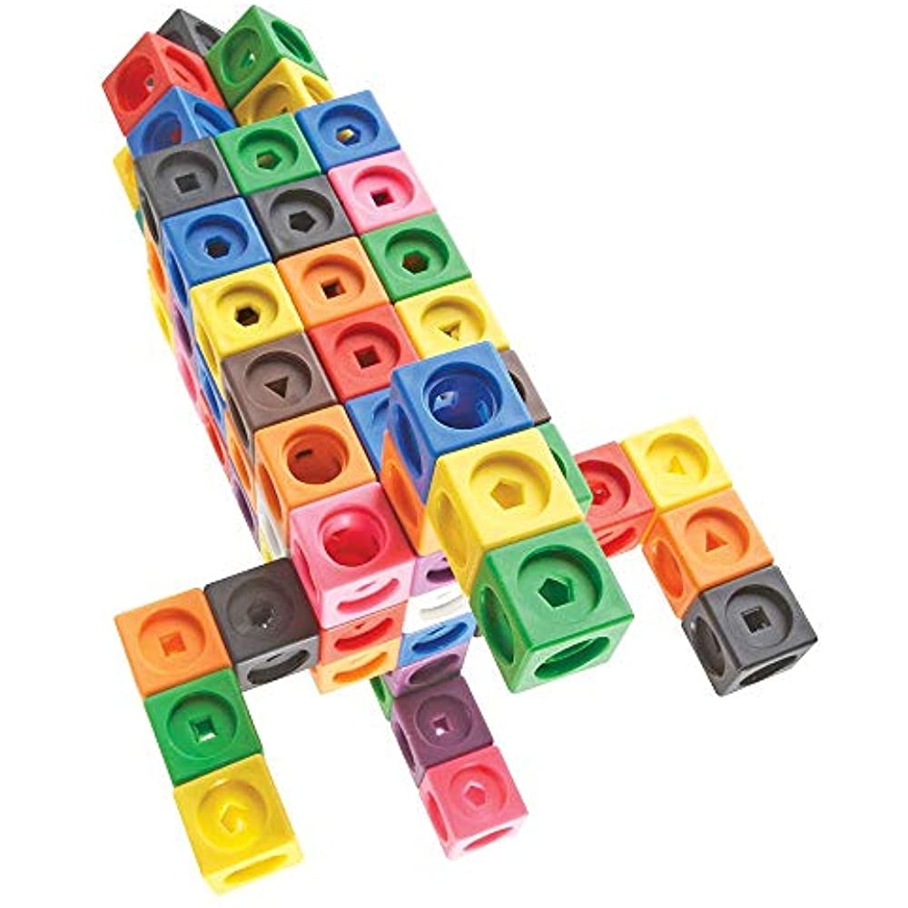Learning Resources LER9291 MathLink Cubes Big Builders