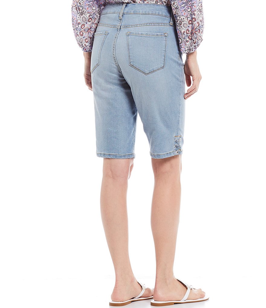 Code Bleu Chelsea Lace Up Hem Detail Bermuda Shorts