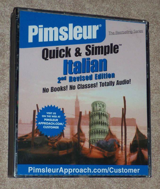 Pimsleur ~ Quick & Simple Italian ~ (4) CD Set ~ (2nd Revised Edition)