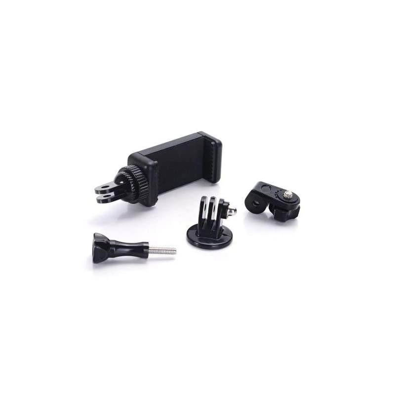 s Universal Smartphone Holder Adapter Kit Compatible with Any Tripod Action Mount or GoPro Mount Accessory Compatible with iPhone Samsung Galaxy Android Blackberry Pixel and HTC