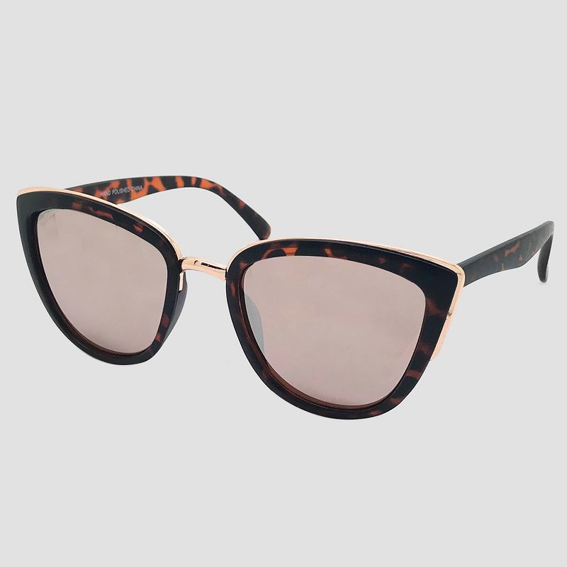 Women's Cateye Tort Sunglasses - Wild Fable™ Brown
